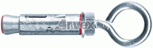 Arvex KFHO - kotwa z hakiem oczkowym