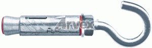 Arvex KFHS - kotwa z hakiem sufitowym