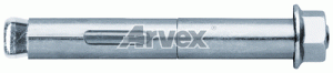 Arvex KHA - kotwa tulejowa, wersja z nakrętką