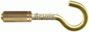 Arvex KMS HS - mosiężna kotwa rozporowa z hakiem sufitowym lub oczkowym