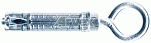 Arvex KTHO - kotwa segmentowa (pancerzowa) z hakiem oczkowym