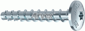 Arvex MMP-MS - śruba MULTI-MONTI-plus z łbem owalnym poszerzonym z gniazdem torx