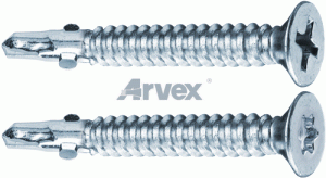 Arvex BSB - blachowkręt samowiercący z frezami bocznymi, łeb stożkowy, gniazdo PH lub TX