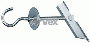 Arvex KDHS - kotwa przechylna do sufitów podwieszanych z hakiem sufitowym (otwartym)